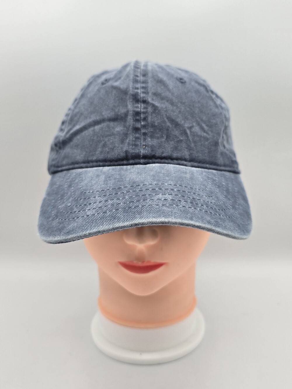 Women's Infinity Blue Solid Adjustable Hat